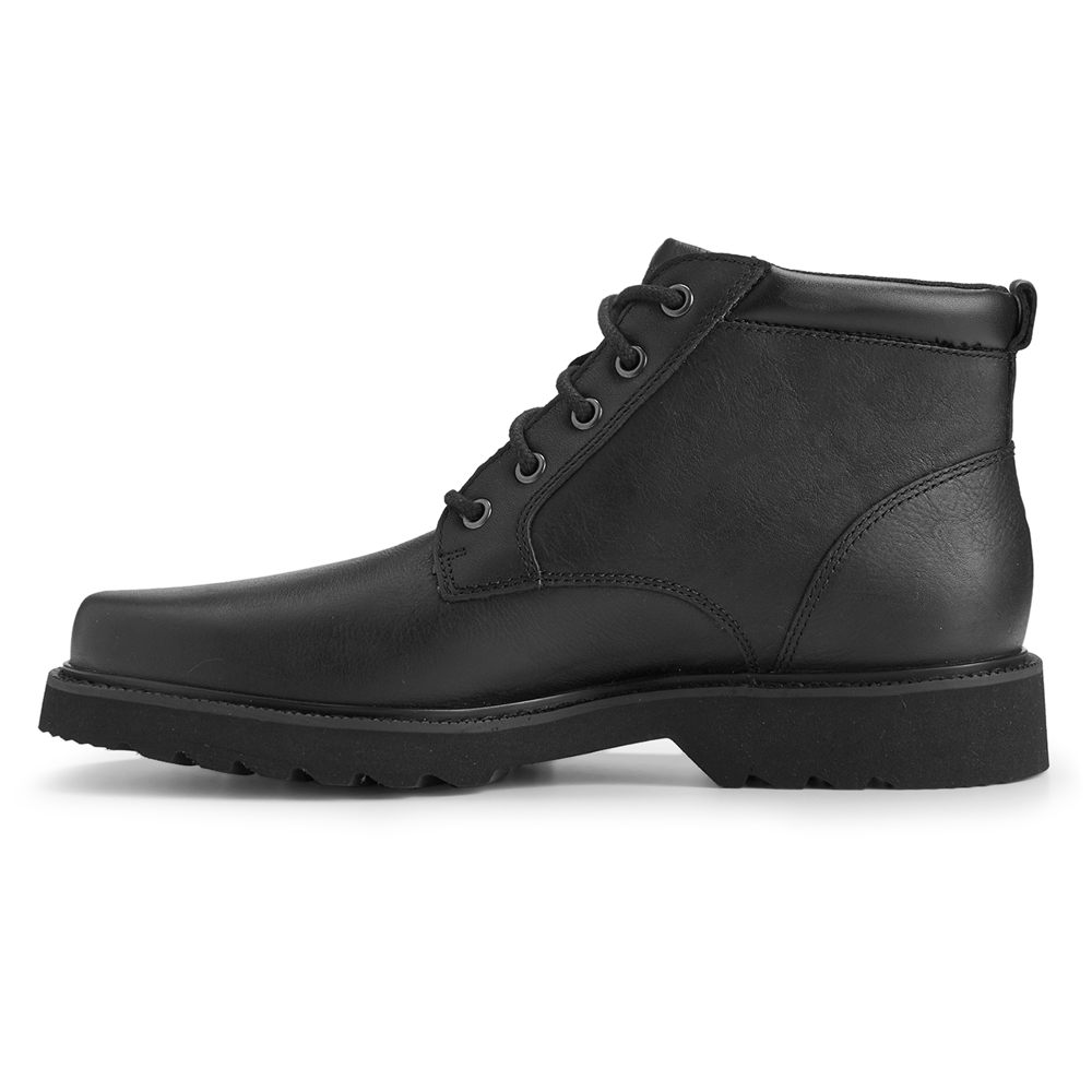 Botas Rockport Homem Pretas - Northfield Waterproof Plain Toe - 78624OYST